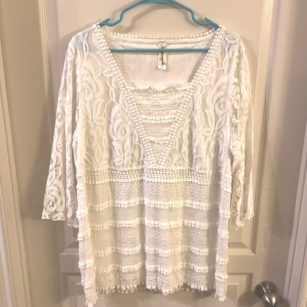 White Lace Top